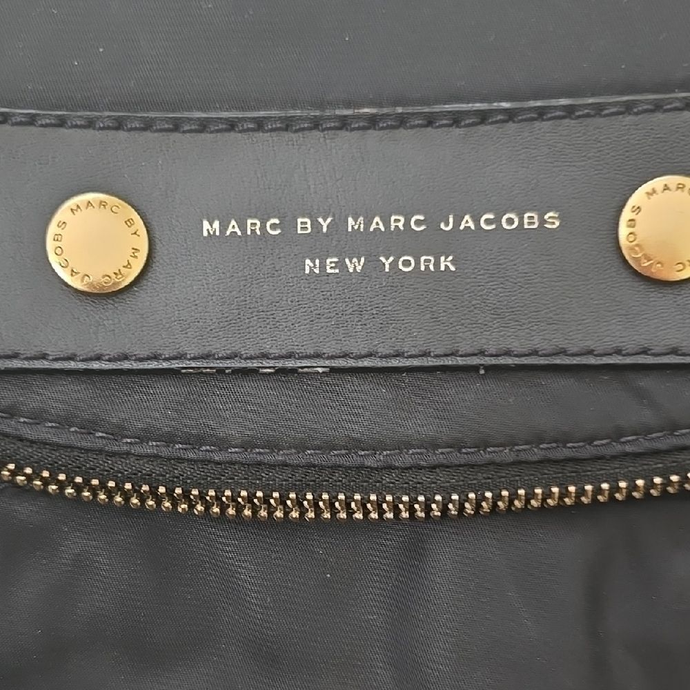 Marc by Marc Jacobs Black Crossbody with Gold Accents - Picture 2 of 12